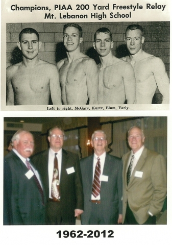 Bill Corky McGarry, Ken Kurtz, John Blum & Stewart Early Then and Now.